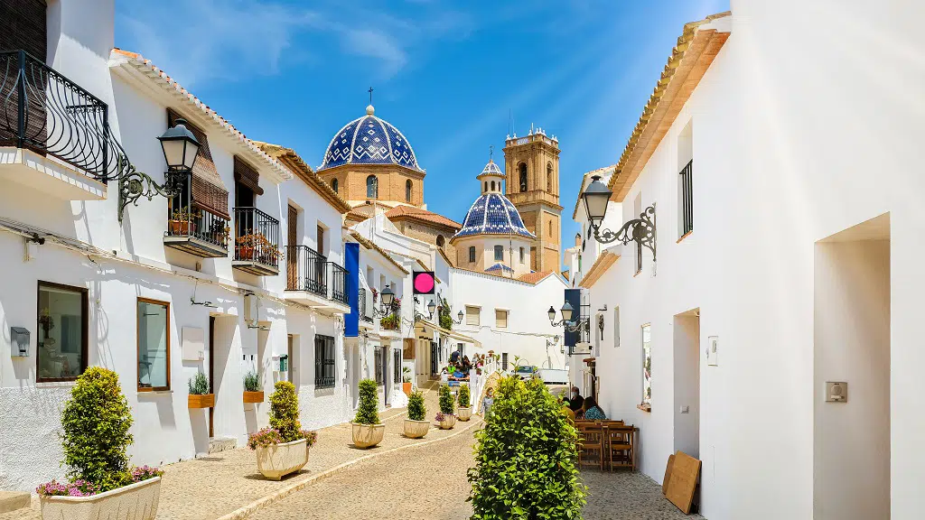 Calles bonitas de Altea, Alicante
