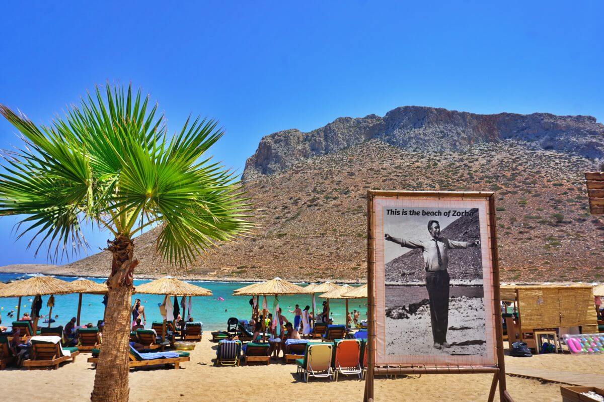La playa de Zorba de Creta La playa de Zorba de Creta