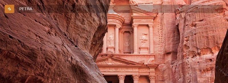 Petra, en Jordania, protegida por la Unesco