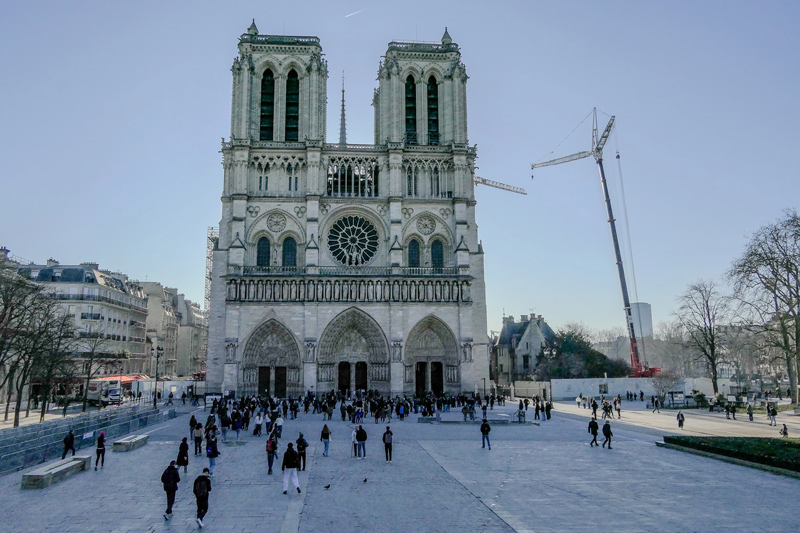 Actualmente se puede entrar a Notre Dame gratis
