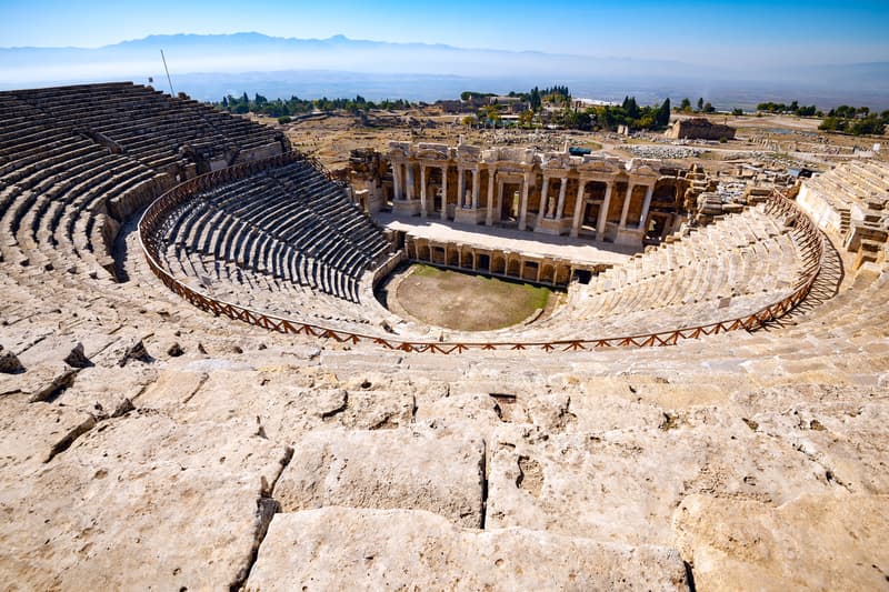 Teatro de Hierápolis, otro de los lugares que ver en Pamukkale Turquia