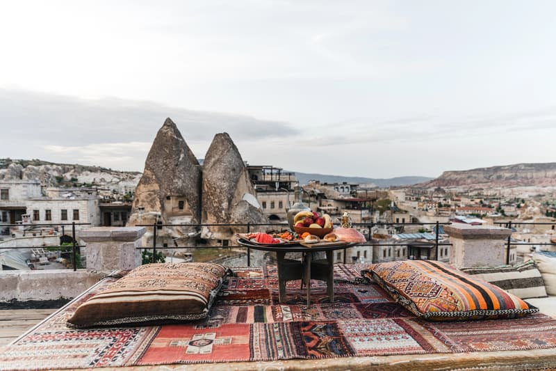 Terrazas típicas de Capadocia