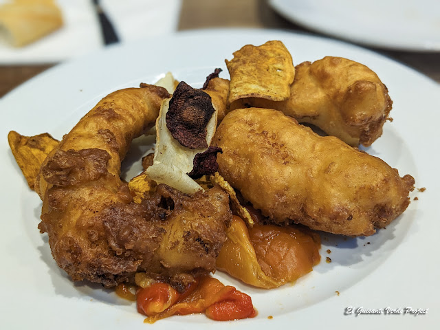 Monasterio de la Vid, Hospedería, bacalao rebozado - El Guisante Verde Project