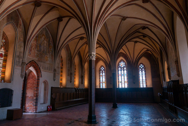 Castillo de Malbork Patio Castillo Alto Sala Capitulo