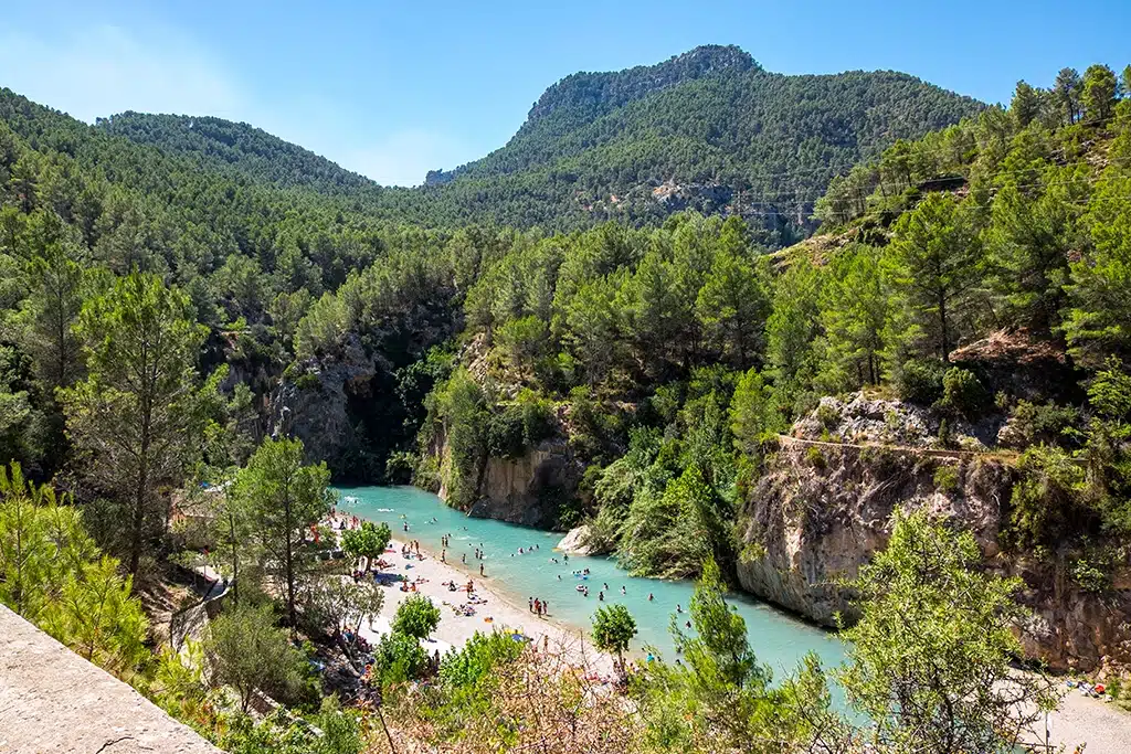 Fuente de los Baños de Montanejos, en Castellón.