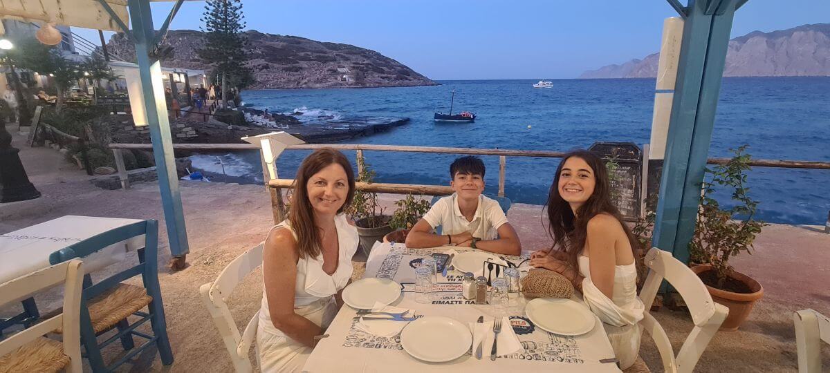 Cenas de verano en Creta Cenas de verano en Creta