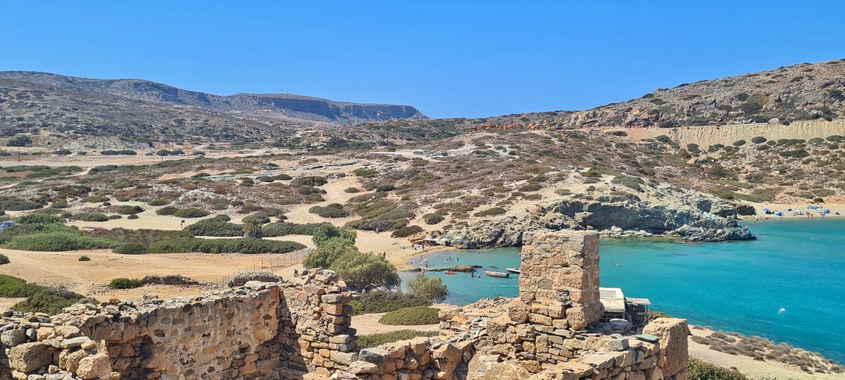 Itanos Beach desde las ruinas