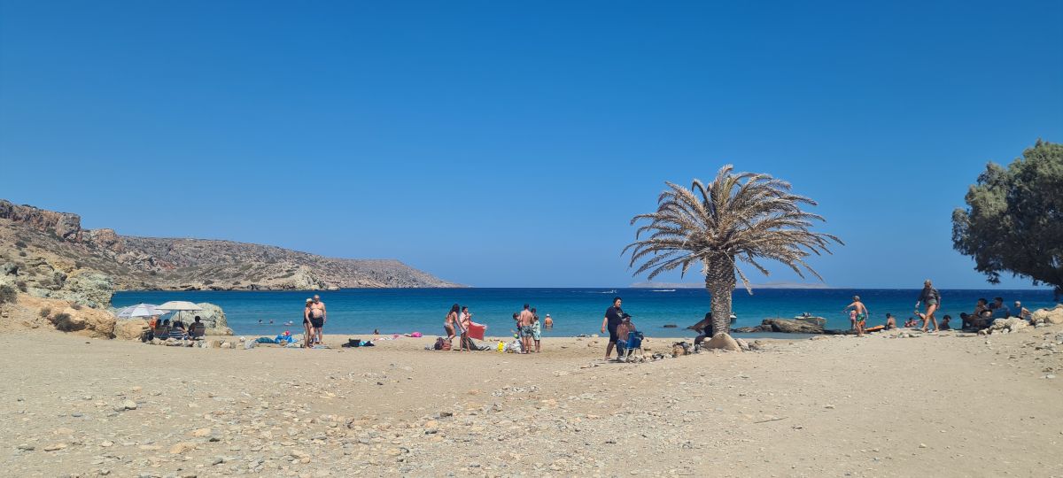 Itanos, una de las playas más orientales y salvajes de Creta