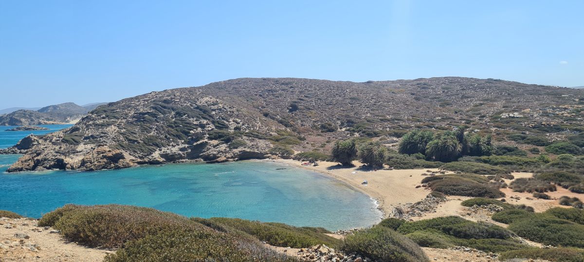 La parte de Itanos más cercana a Vai Beach