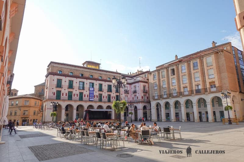 plaza luis lopez allue huesca capital