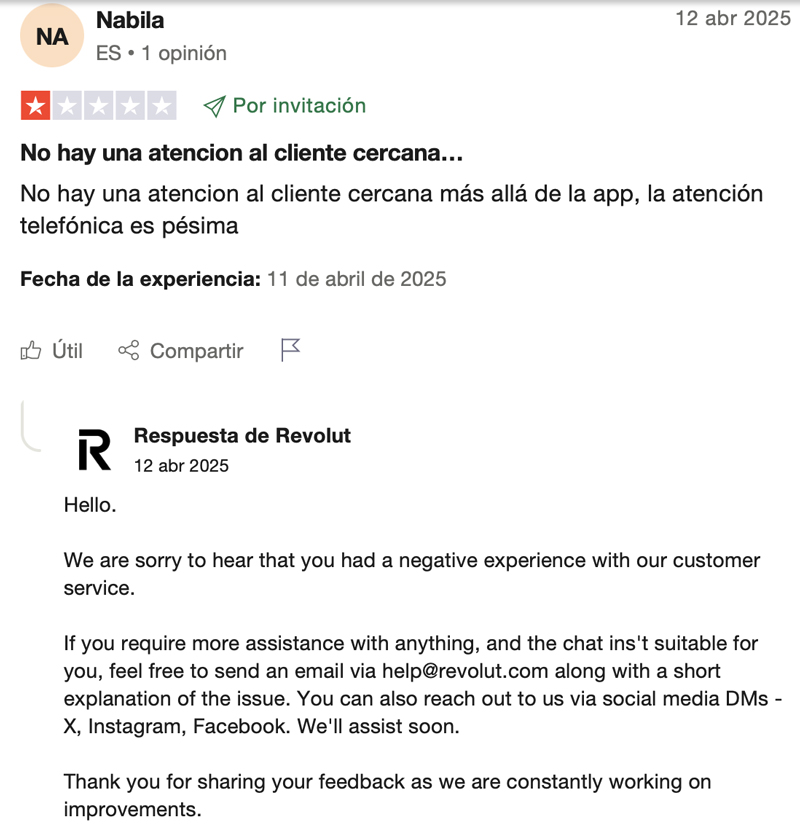 Mala atención al cliente