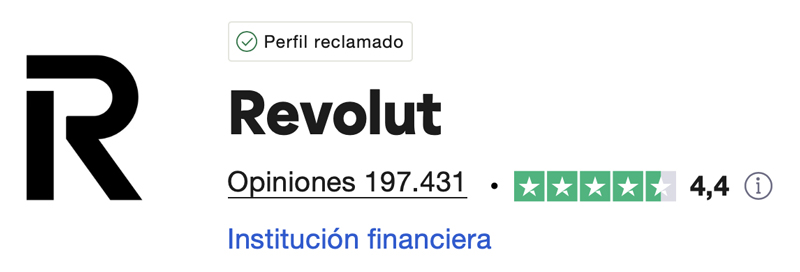 Revolut opiniones Trustpilot