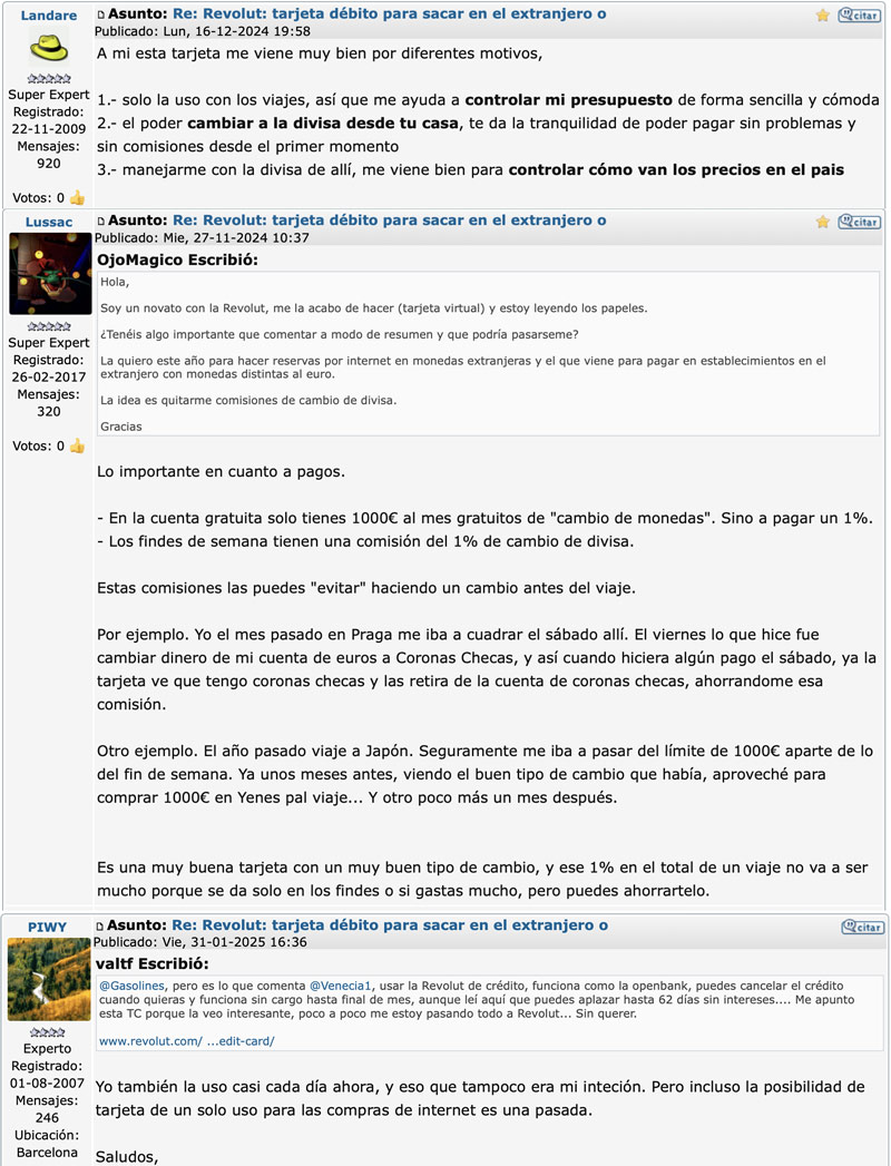 Opiniones uso Revolut de viaje