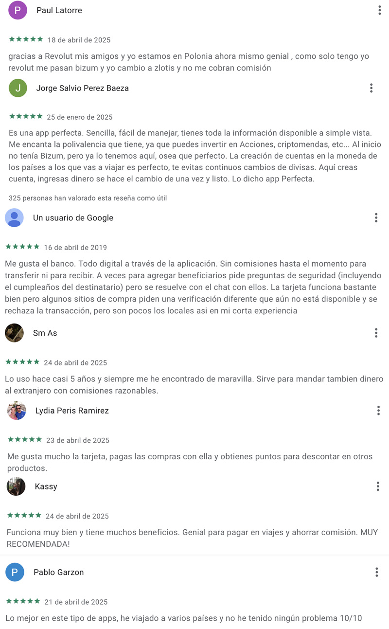 Revolut en Google Play