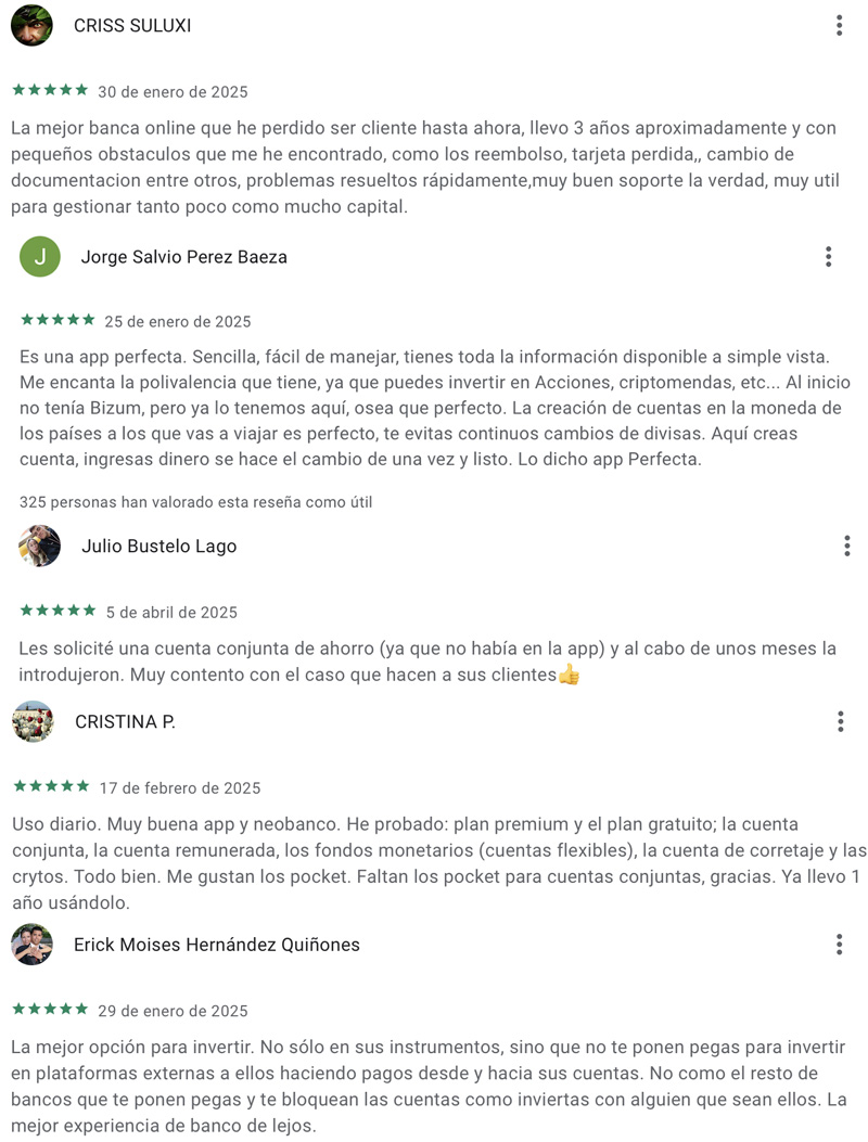Valoración Revolut en Google Play