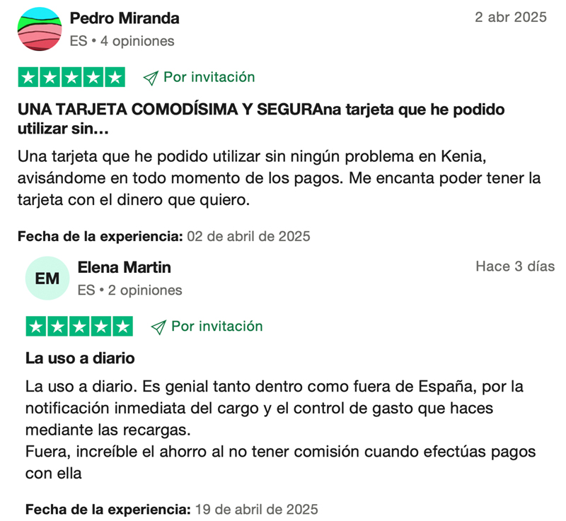 Notificaciones instantáneas Revolut opiniones