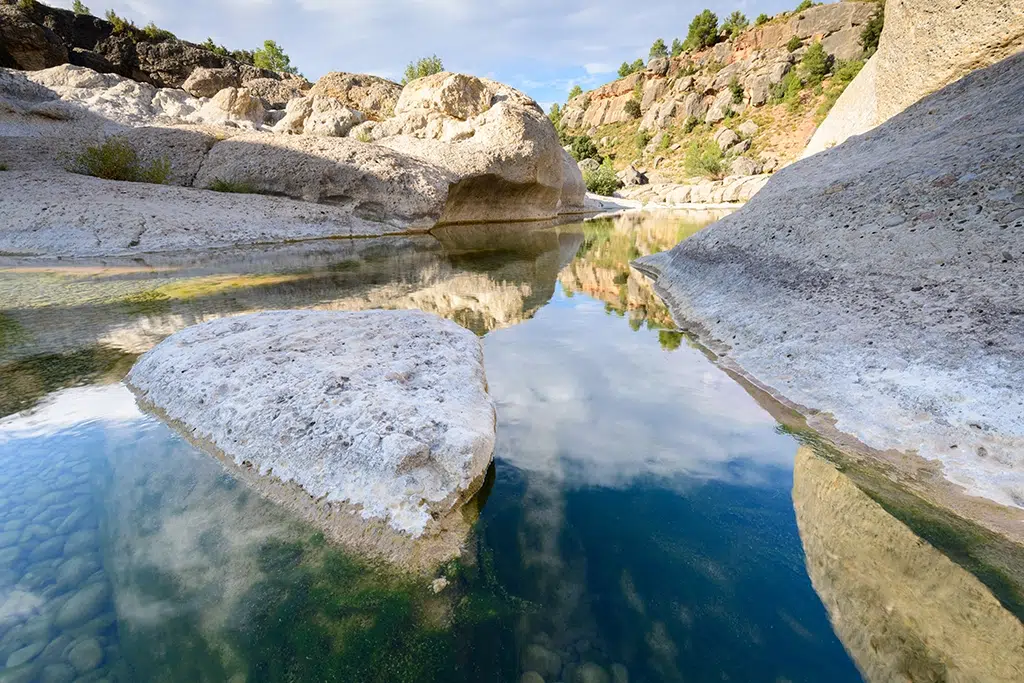 Pozas de Aguaviva, en el río Bergantes (Teruel).