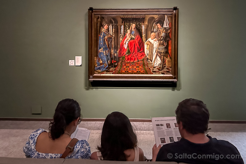 Museos Brujas Museo Groeninge Virgen Canonigo Van der Pael Jan van Eyck