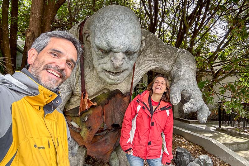 Que Ver en Wellington Weta Cave Trolls Selfie