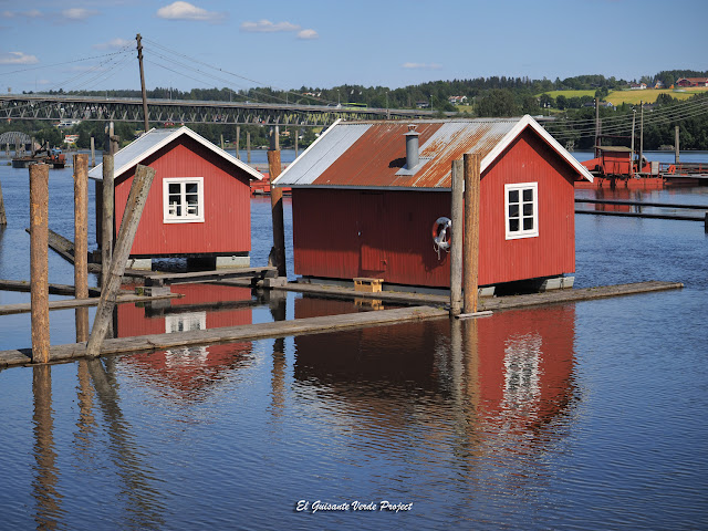Fetsund Lenser, barracones, Noruega, por El Guisante Verde Project