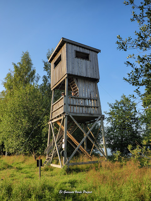Fetsund Lenser, torre avistamiento aves, Noruega, por El Guisante Verde Project