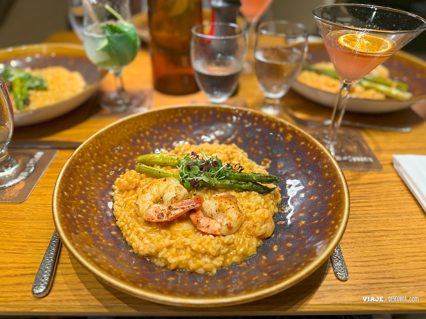 Risotto en el Ruinas del Mar, Hyatt Aruba