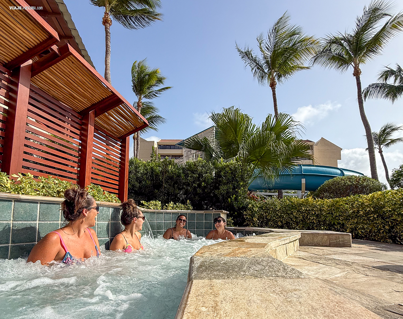 Jacuzzi, hot tub, hyatt regency aruba