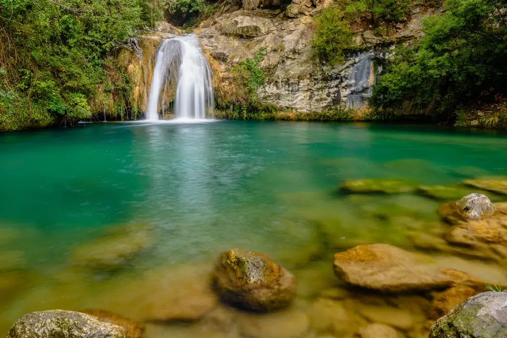 Gorg Blau de Sant Aniol d'Aguja, en La Garrotxa, Girona. Por zkcristian