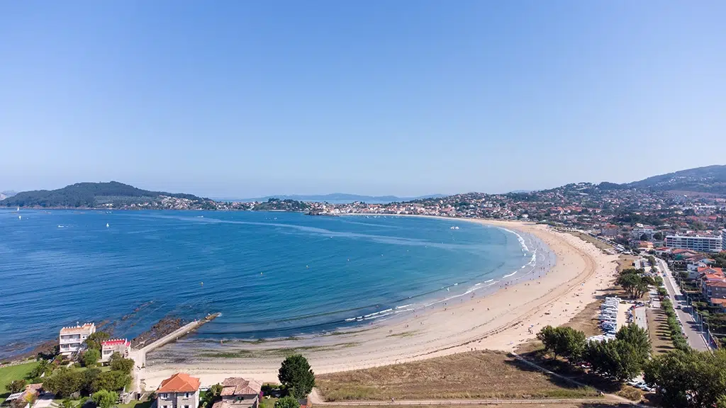 Playa América en Nigrán (Pontevedra)