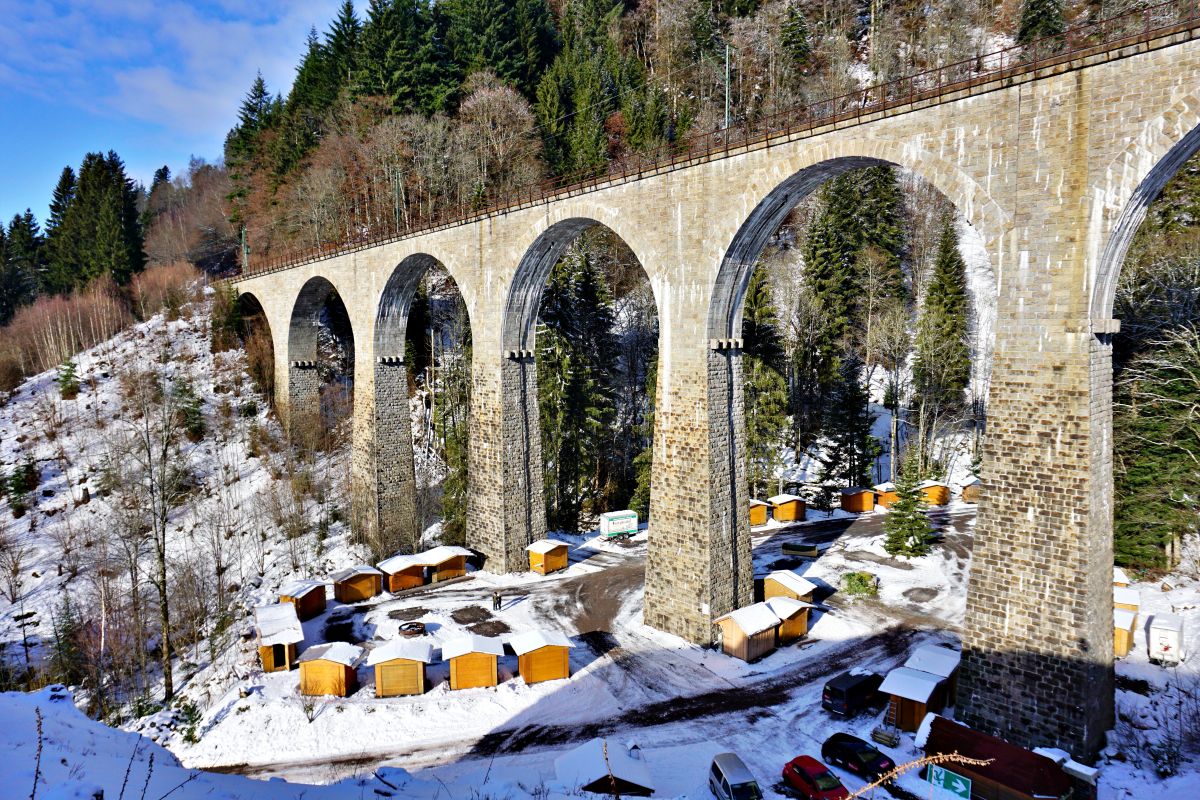 El impresionante paisaje de Ravennaschlucht El impresionante paisaje de Ravennaschlucht