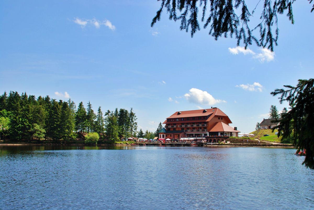 El lago Mummelsee El lago Mummelsee