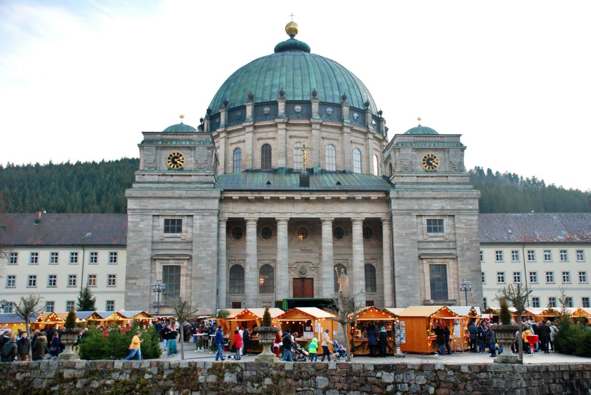 La impresionante catedral de Sankt Blasien La impresionante catedral de Sankt Blasien