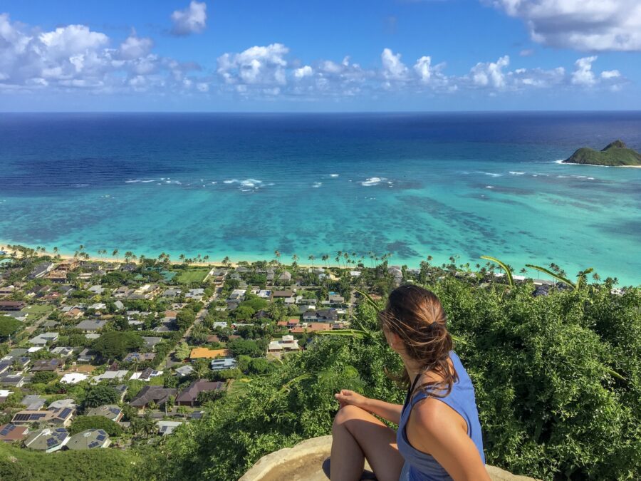 oahu Lanikai desde The Pillbox