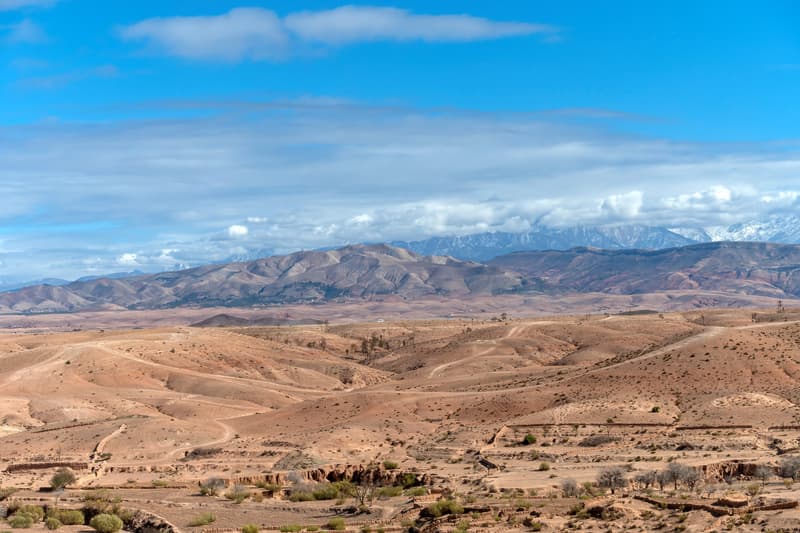 Desierto de Agafay en Marruecos