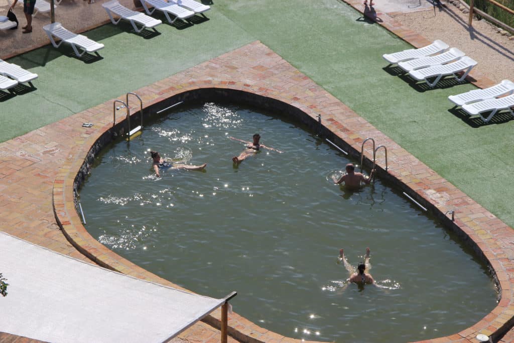 Piscinas del Salinar de Naval, en Huesca