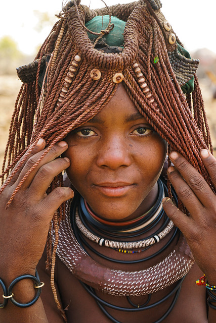 Mujer himba en Angola