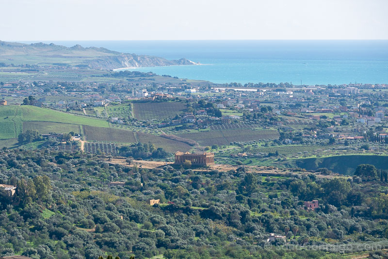 Valle de los Templos Vista Agrigento