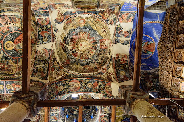 Santa María de Leusa, pinturas bóveda, Albania - El Guisante Verde Project