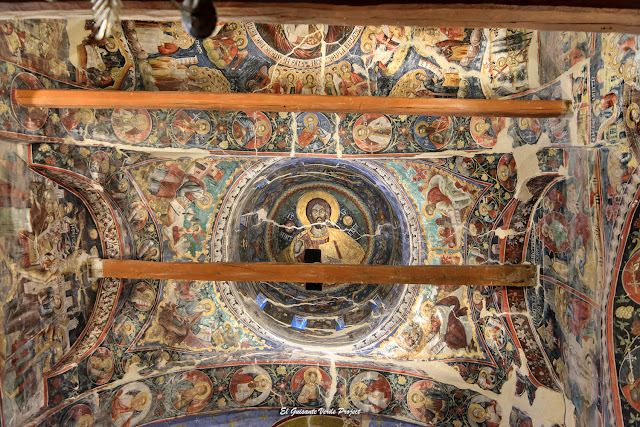 Santa María de Leusa, pinturas bóveda Jesucristo, Albania - El Guisante Verde Project