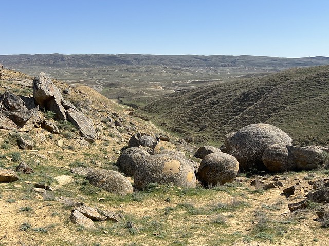 Valle de las esferas de Torysh en Mangystau (Kazajistán)