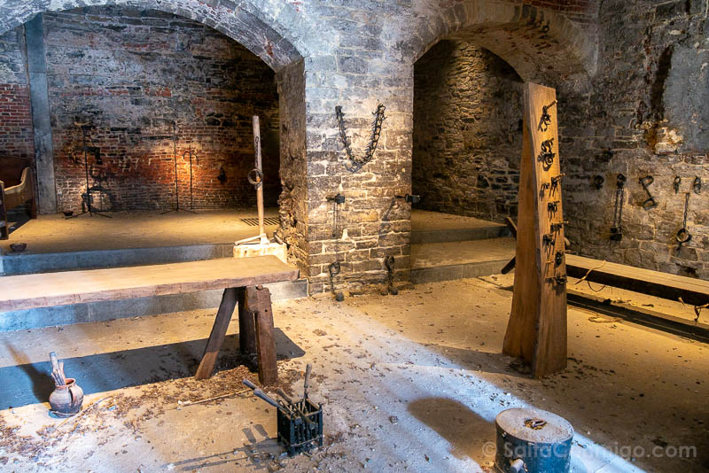 Castillo de los Condes de Flandes Gante Gabinete Verdugo