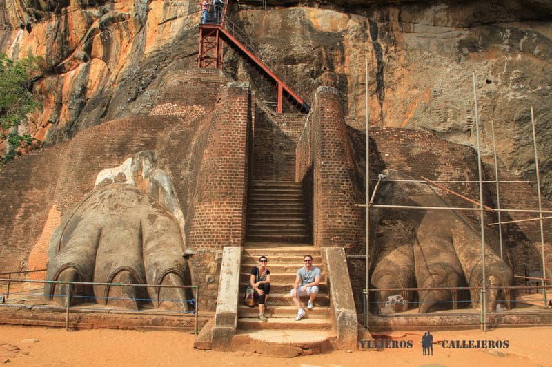 Garras león, una de las cosas que ver en Sigiriya