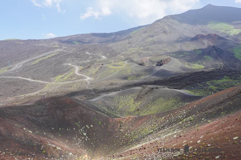 Paisajes del volcán Etna