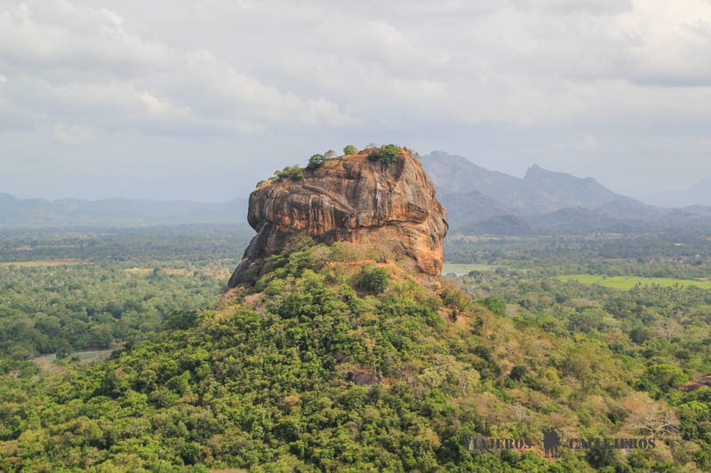 Vistas de Sigiriya desde Pidurangala