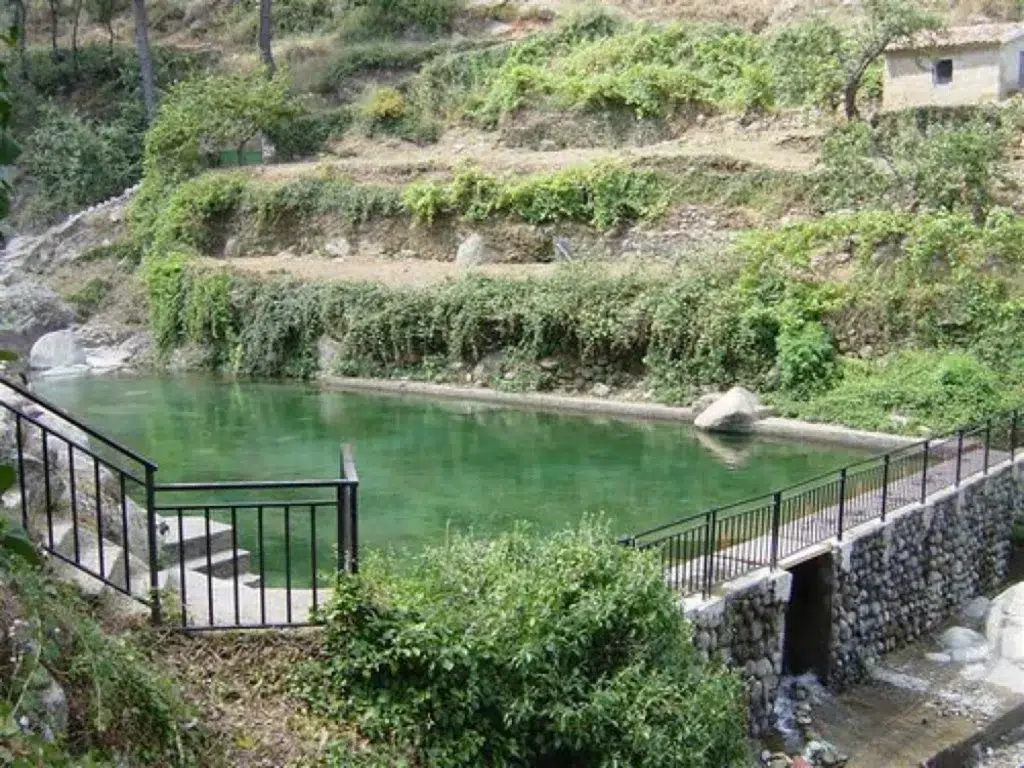 Piscina natural El Risquillo, en Guisando (Ávila).