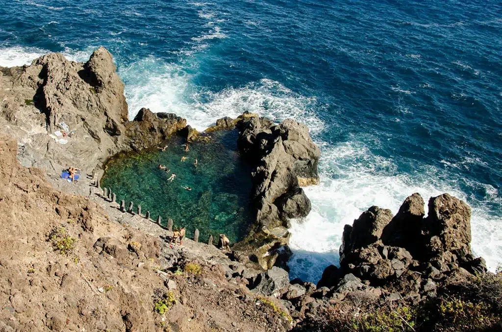 Charco de La Laja, en san Juan de la Rambla (Tenerife).