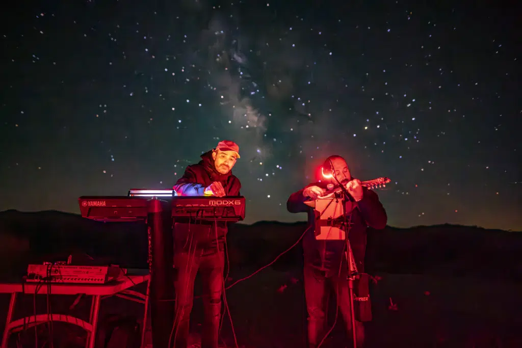 Las Star Parties incluyen música ambiental en directo.