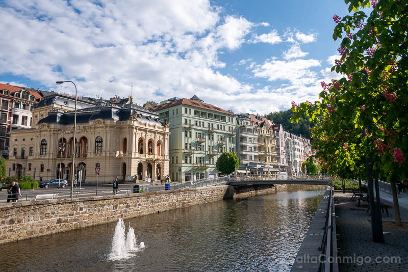 Triangulo Balnearios Republica Checa Karlovy Vary Rio Tepla Casas