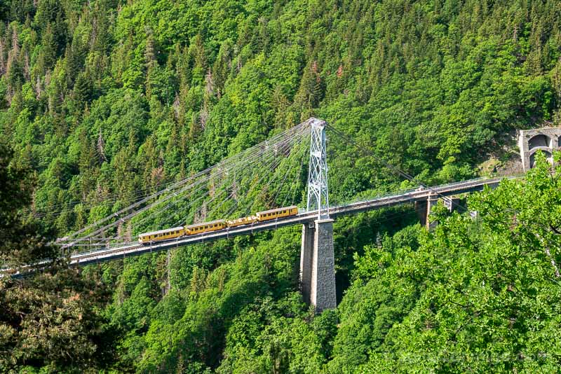 Tren Amarillo Train Jaune Occitania Francia Pont Gisclard Mirador