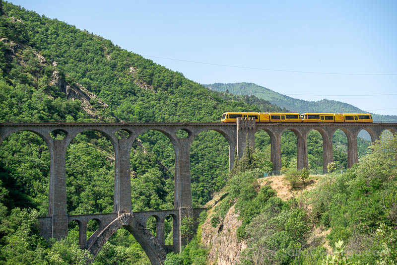 Ruta Tren Occitania Francia Tren Amarillo